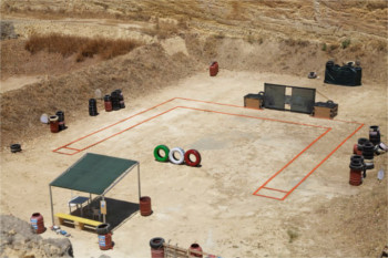 campo di tiro poligono aperto 350